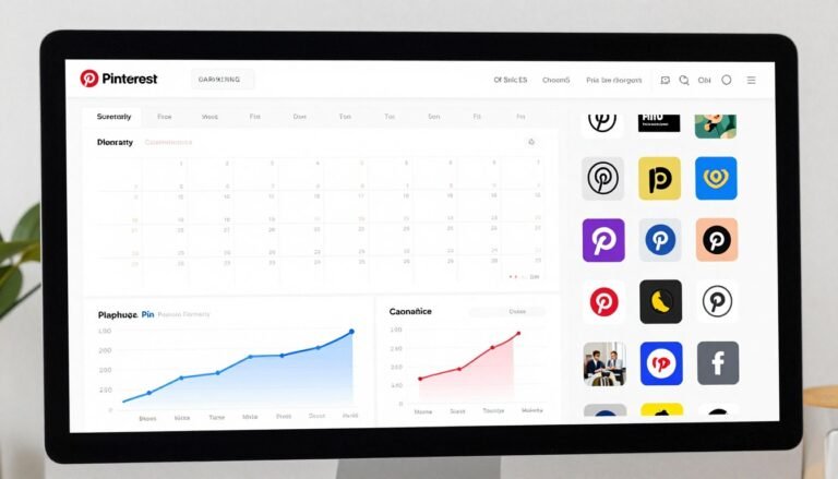 Pinterest automation tools dashboard showing automated pin scheduling and analytics