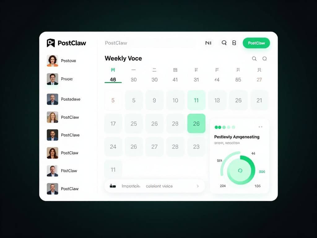 PostClaw autonomous AI posting workflow