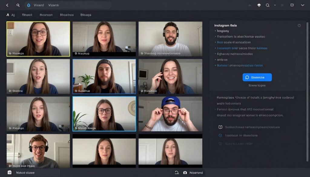 Vizard AI automatically clipping long videos into Instagram Reels