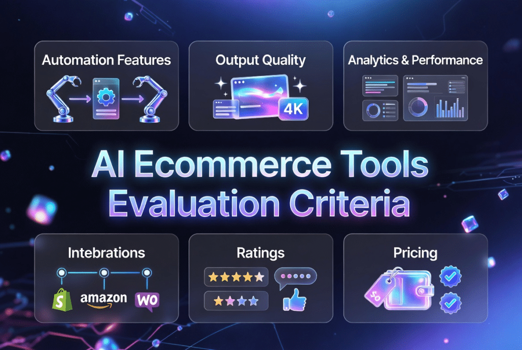 AI ecommerce tools evaluation Criteria