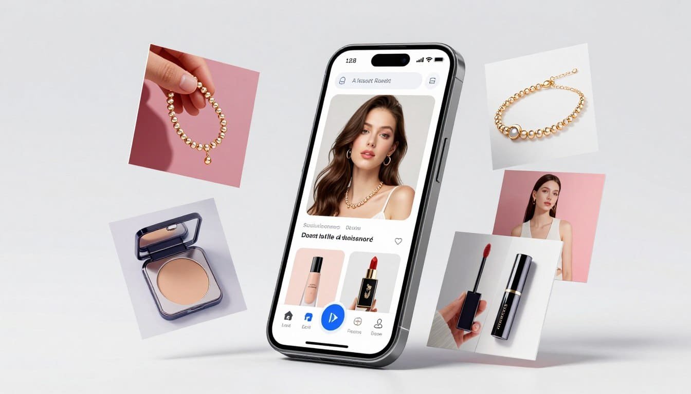 AI Product Photo Generators showcasing various product photography styles created by artificial intelligence