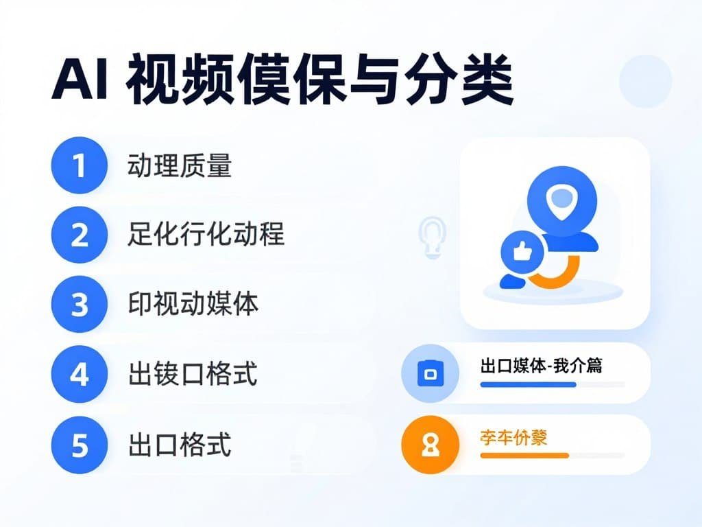 Checklist of essential features for AI faceless video generators