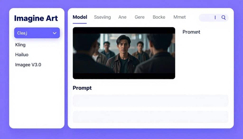 Imagine.Art interface showing multiple AI model options