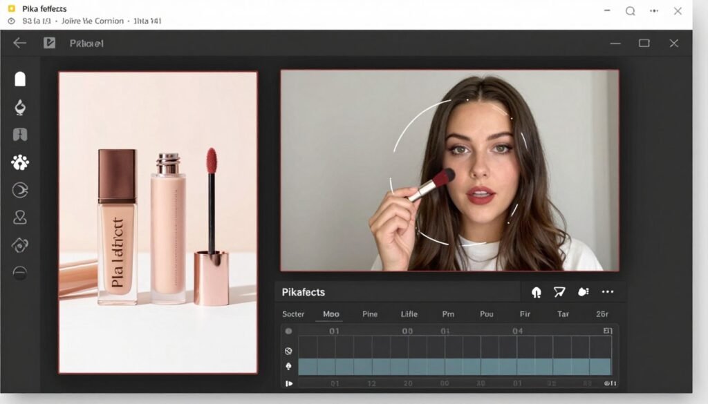 Pika AI image-to-video animation interface showing product photo transformation Pika AI image-to-video animation interface showing product photo transformation