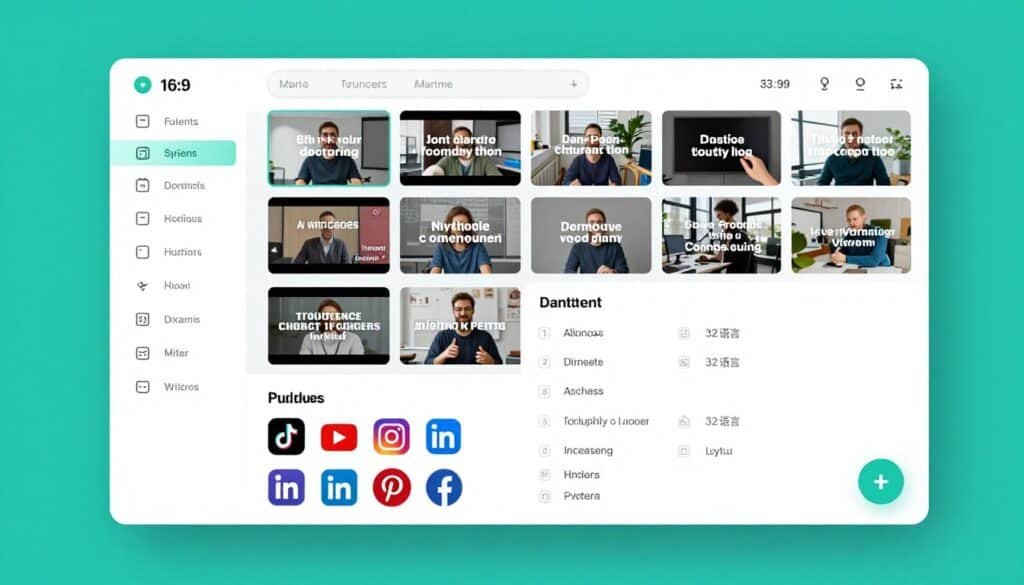Short AI platform showing bulk video generation from long-form content