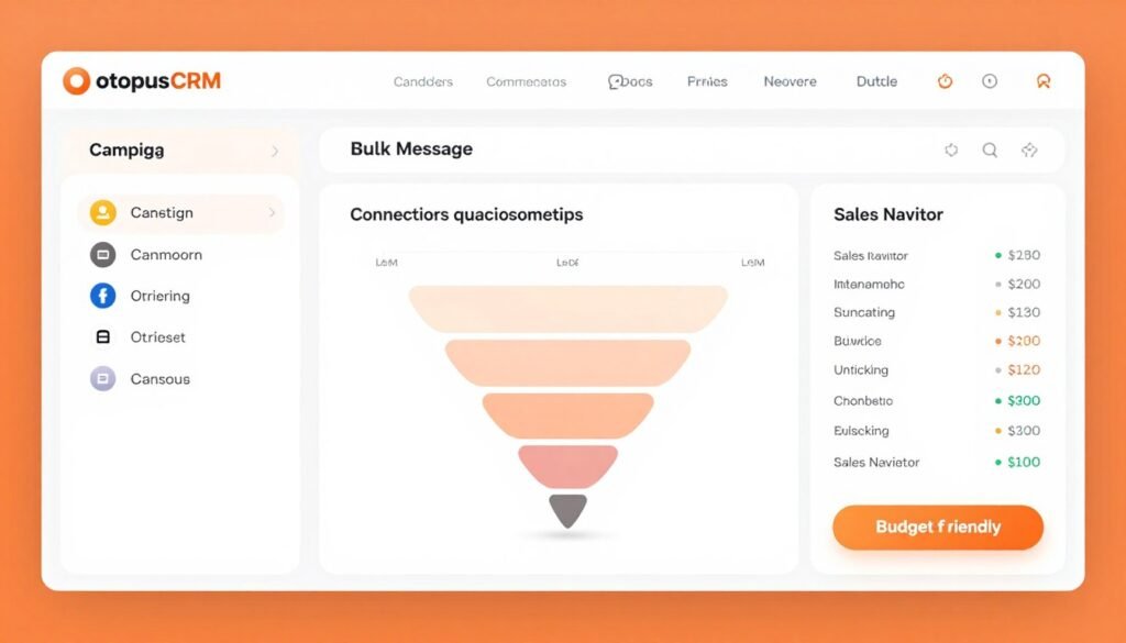 OctopusCRM budget-friendly LinkedIn automation with personal CRM