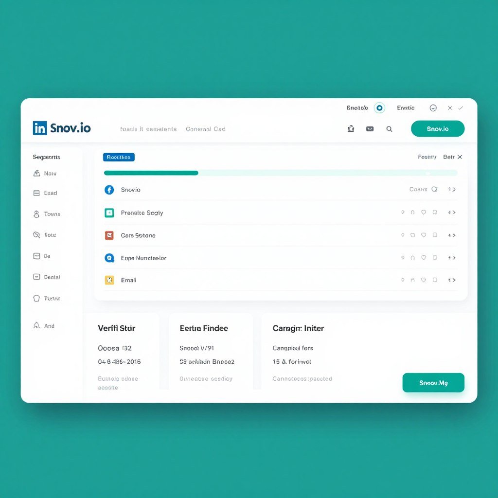 Snov.io multichannel campaign builder interface