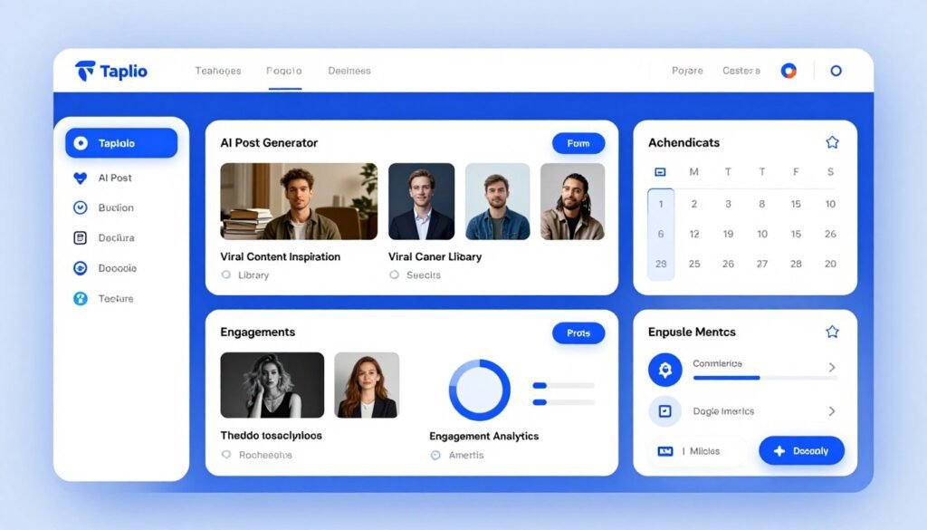 Taplio AI content creation and LinkedIn engagement platform