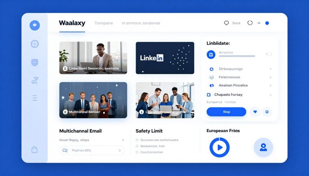Waalaxy simple LinkedIn automation with safety features